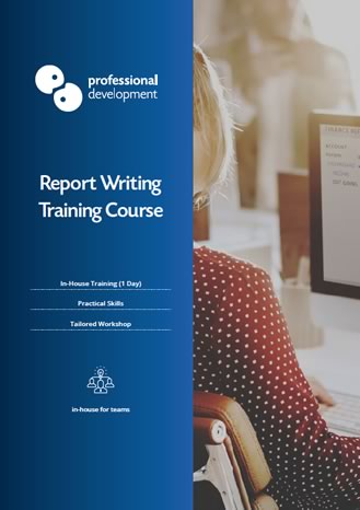 
		
		Report Writing Training Course
	
	 Course Borchure