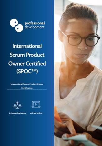 
		
		Scrum Product Owner Certified (SPOC<sup>TM</sup>)
	
	 Course Borchure