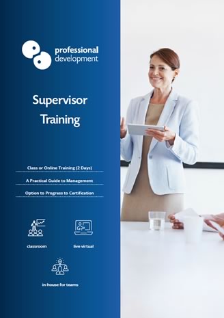 
		
		Supervisor Training Course
	
	 Course Borchure