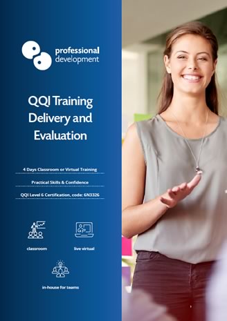 
		
		Training Delivery and Evaluation Course
	
	 Brochure