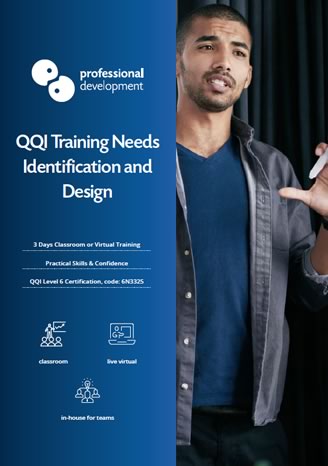 Download our QQI Training Needs Identification & Design Brochure